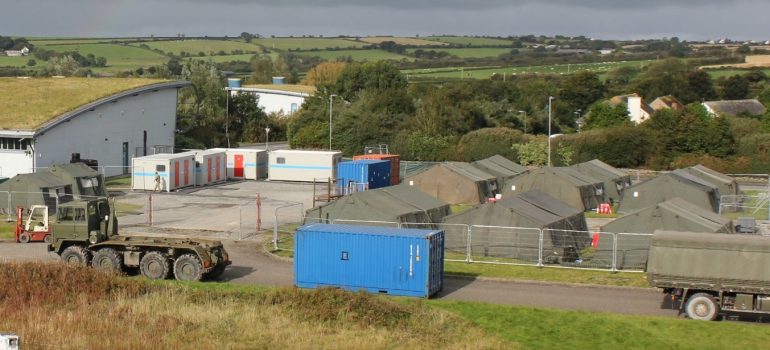 Airport supports army trials