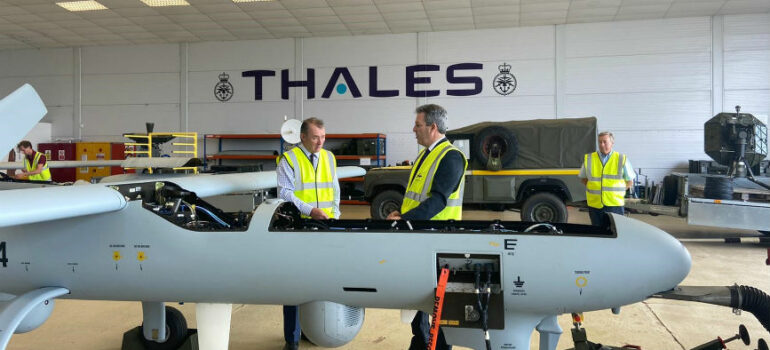 Secretary of State for Wales at Thales-WWA site - July 2020